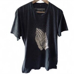 Athletes Brand-Belief T-Shirt-Grey-Praying Hands-Large-athletesbrand.com